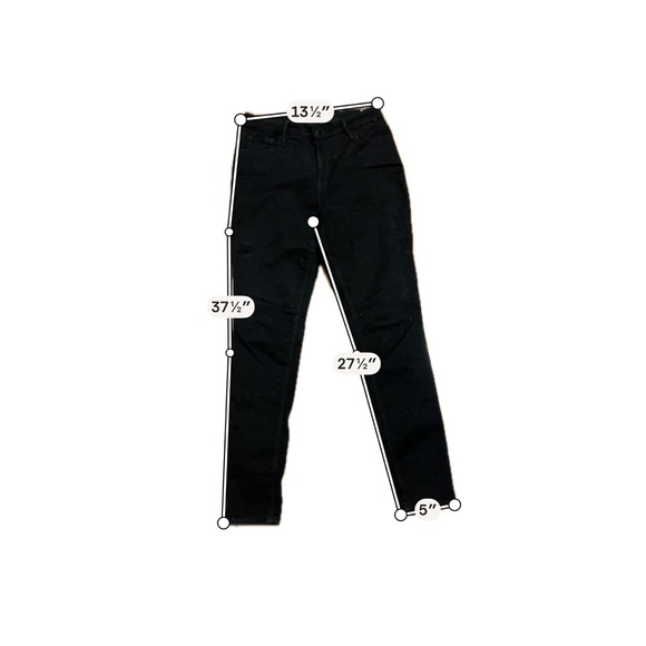 Old Navy Rockstar Super Skinny High Rise Black Jeans (Size 12) - Picture 7 of 7